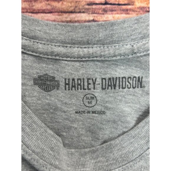 Harley-Davidson Mens Graphic Slim T-Shirt Medium - Picture 4 of 5